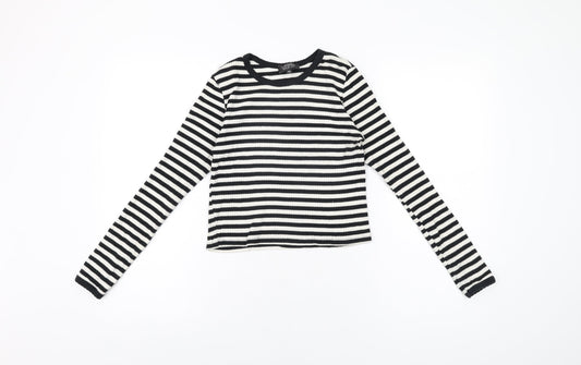 Womens UK Size 10 Topshop White Basic T-Shirt