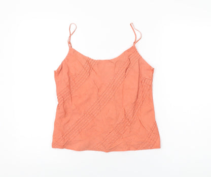 Womens UK Size 12 Marks and Spencer Red Camisole T-Shirt