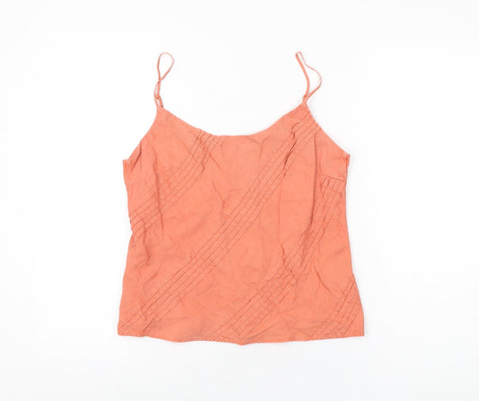 Womens UK Size 12 Marks and Spencer Red Camisole T-Shirt
