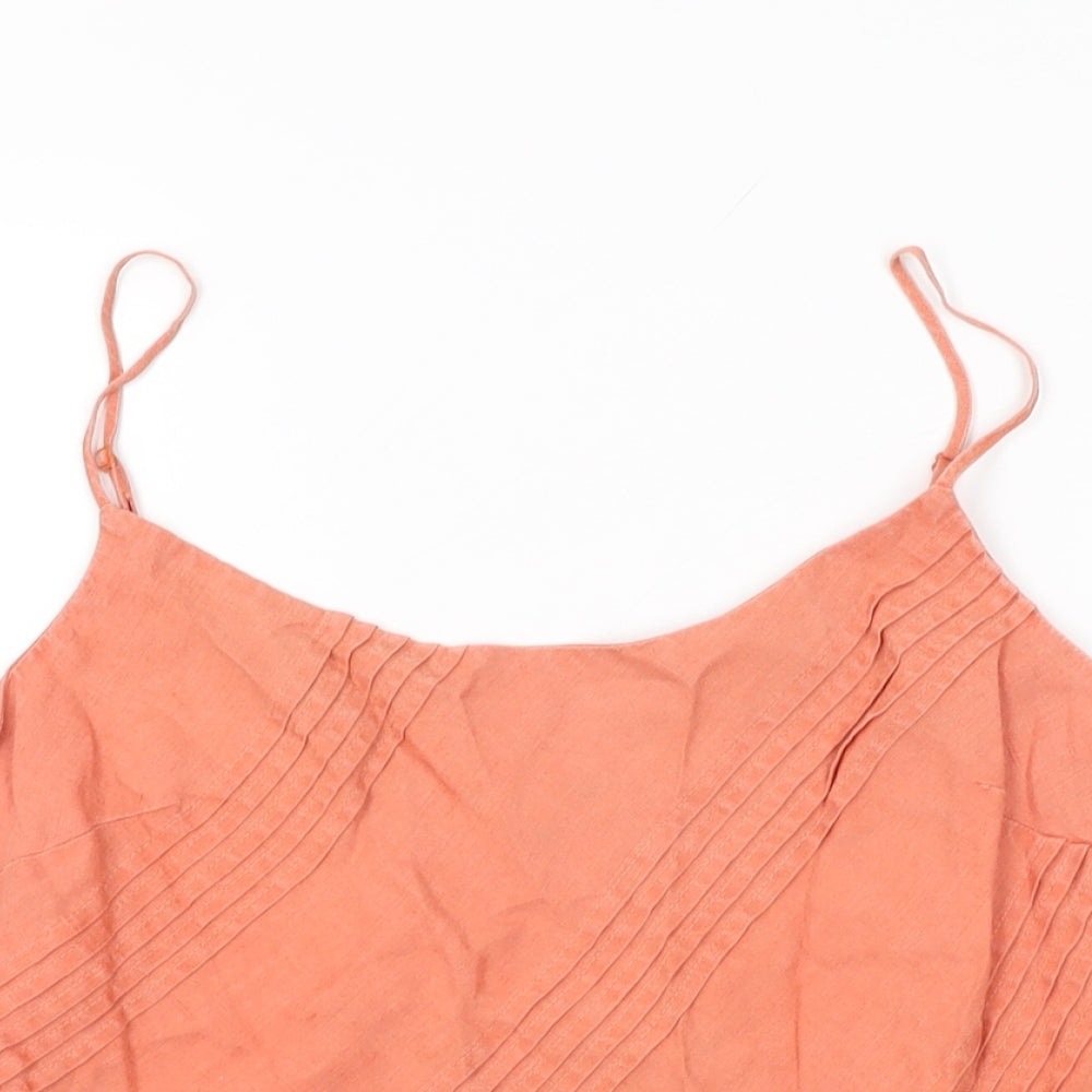 Womens UK Size 12 Marks and Spencer Red Camisole T-Shirt
