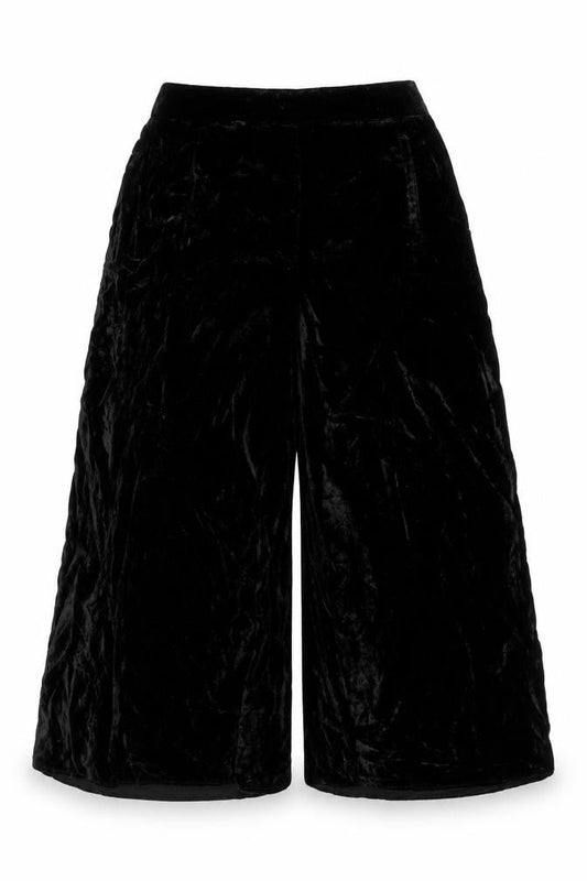 Womens UK Size 8 Topshop Regular Fit Cropped Black Trousers