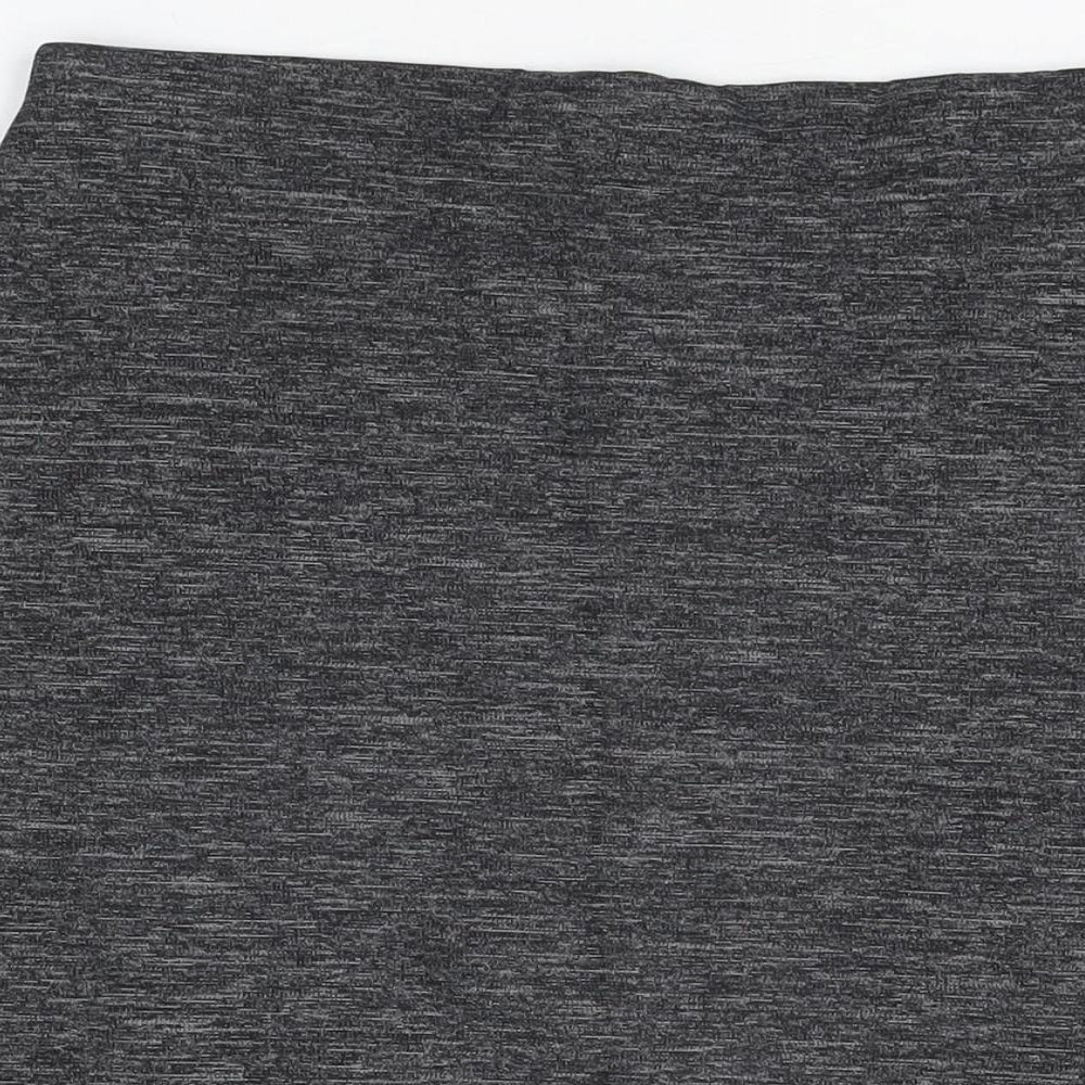 Marks and Spencer Womens Grey Polyamide A-Line Skirt Size 10