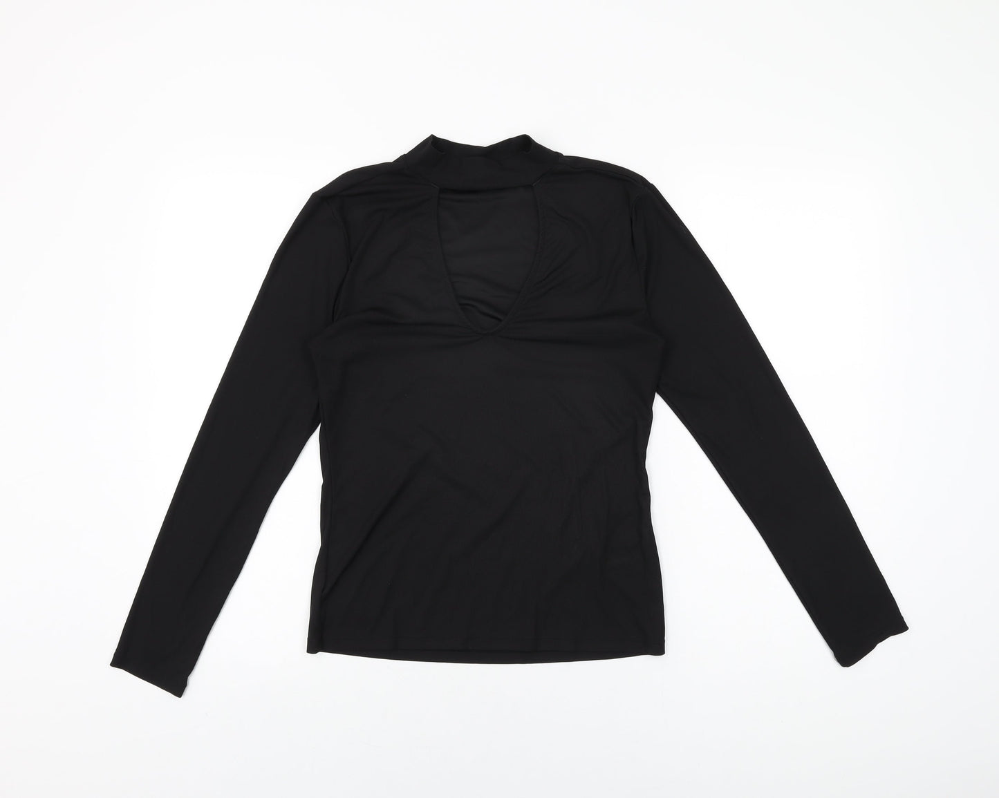 Womens UK Size M H&M Black Basic T-Shirt