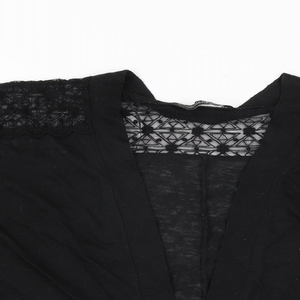 Womens UK Size 16 Dorothy Perkins Black Cardigan Jumper