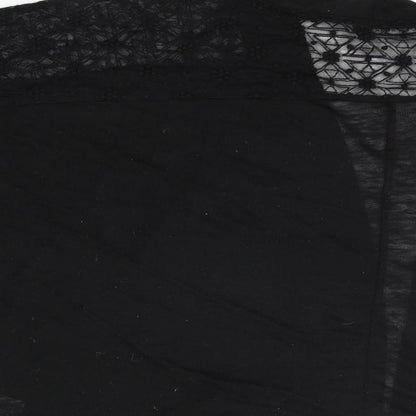 Womens UK Size 16 Dorothy Perkins Black Cardigan Jumper