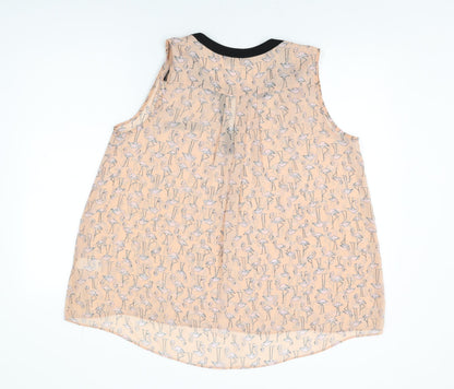 Womens UK Size 16 Dorothy Perkins Pink Basic Blouse