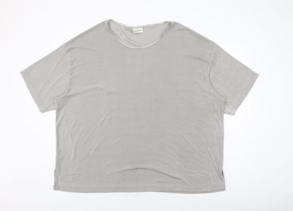 Womens UK Size 30 essence Grey Basic T-Shirt