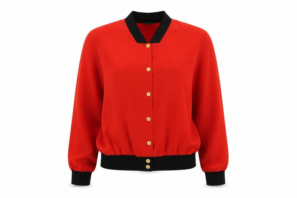 Womens UK Size 12 Canda Red Jacket