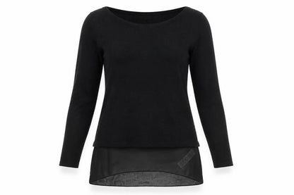 Womens UK Size S New Look Black Basic T-Shirt