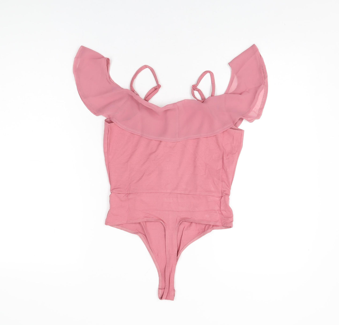 Womens UK Size 6 ASOS One-Piece Pink Bodysuit