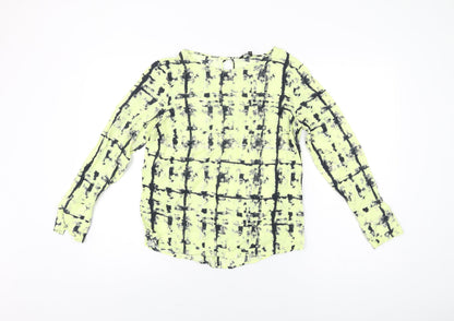 Womens UK Size 10 NEXT Yellow Basic T-Shirt