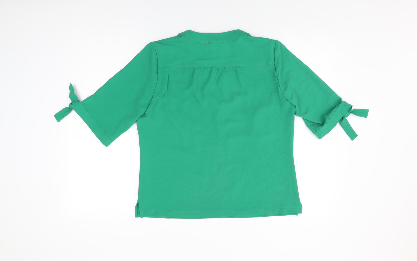 Womens UK Size 12 Afibel Green Basic T-Shirt