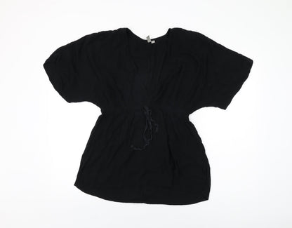 ASOS Womens Black Cotton Cover Up Size 12
