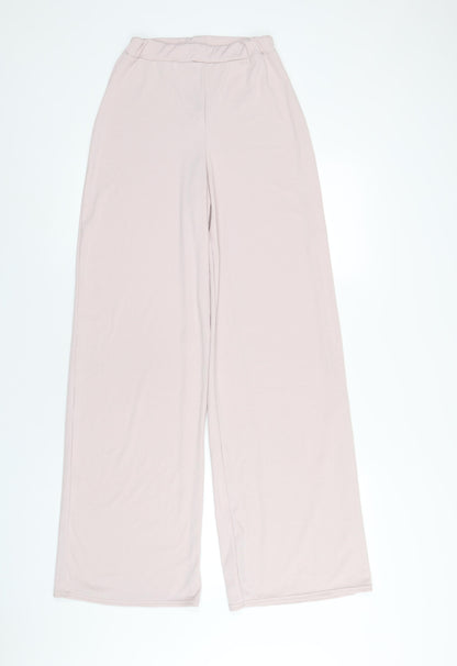 Womens UK Size 10 Nasty Gal Regular Fit  Pink Trousers