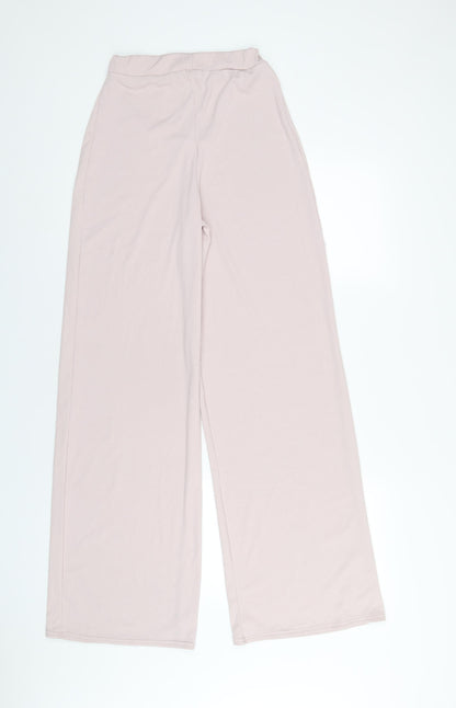 Womens UK Size 10 Nasty Gal Regular Fit  Pink Trousers