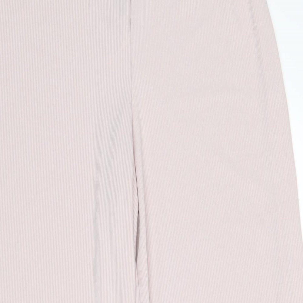 Womens UK Size 10 Nasty Gal Regular Fit  Pink Trousers