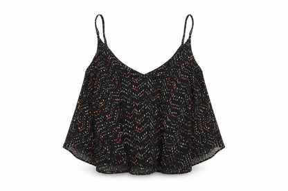 Womens UK Size S Cotton On Black Camisole T-Shirt