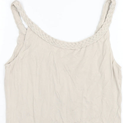 Womens UK Size 14 Together Beige Camisole T-Shirt