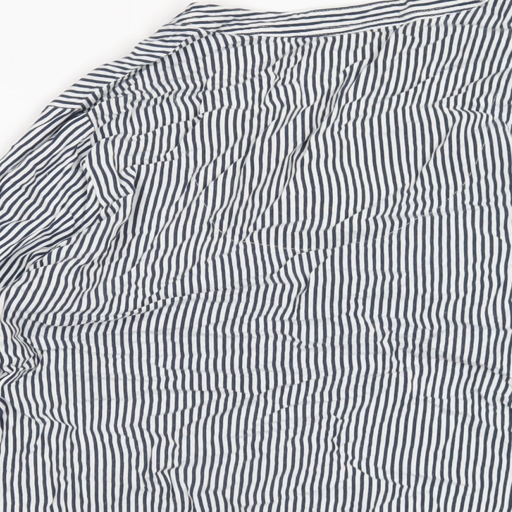 Womens UK Size 10 Marks and Spencer Blue Basic T-Shirt