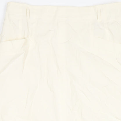 Betty Barclay Womens Ivory Viscose Straight & Pencil Skirt Size 16 Zip
