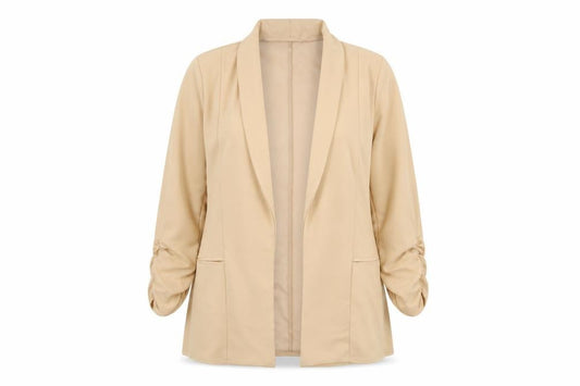 Womens UK Size 16 Boohoo Beige Jacket