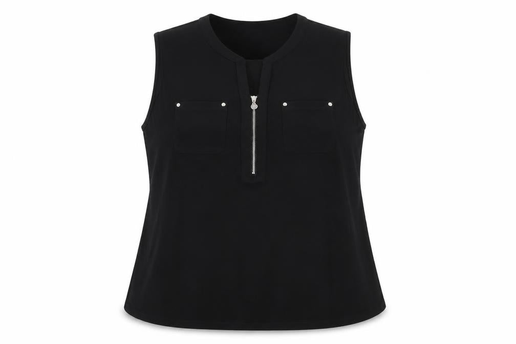 Womens UK Size XL Anne Klein Black Basic Tank
