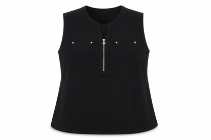 Womens UK Size XL Anne Klein Black Basic Tank