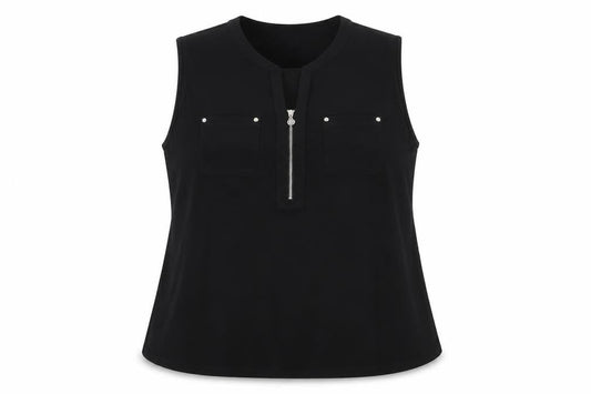 Womens UK Size XL Anne Klein Black Basic Tank