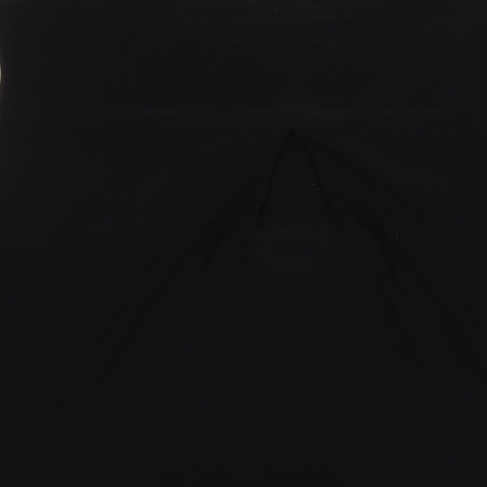 Anne Klein Womens Black Polyethylene Basic Tank Size XL V-Neck