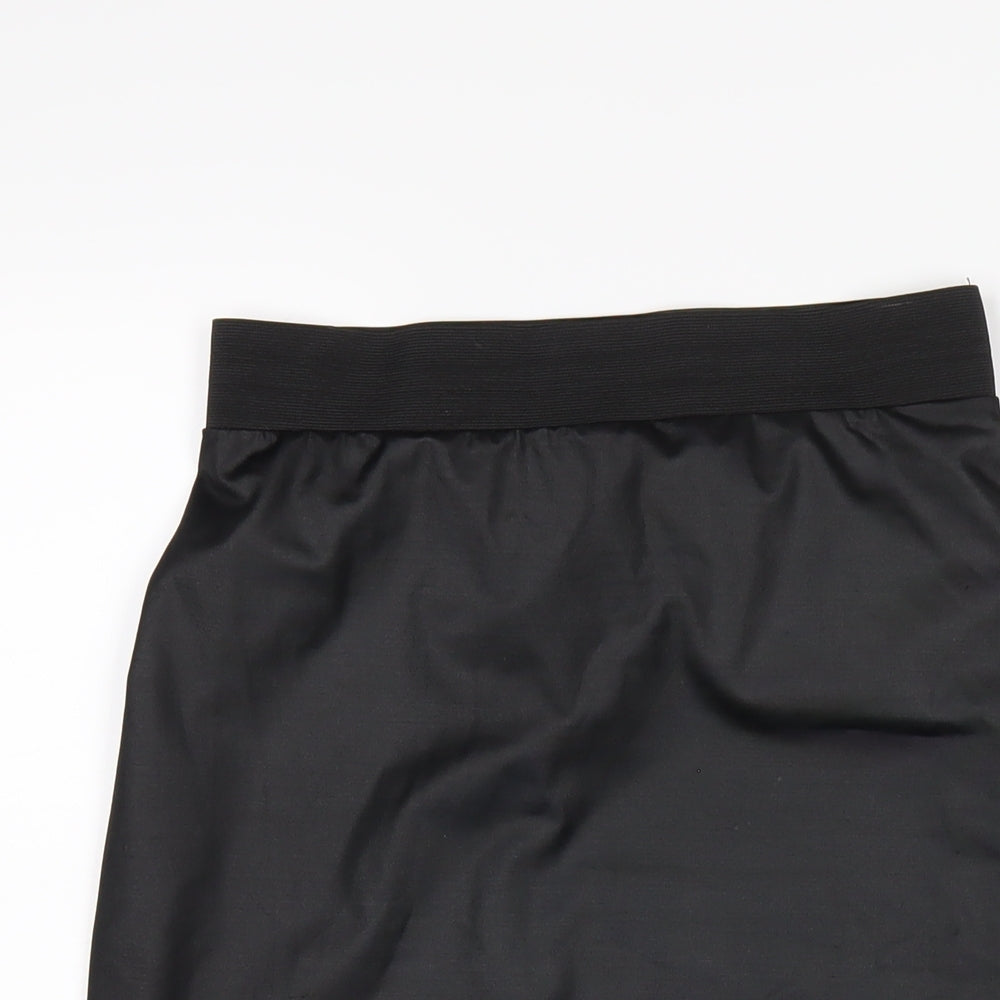 PARISIAN SIGNATURE Womens Black Polyester Straight & Pencil Skirt Size 12