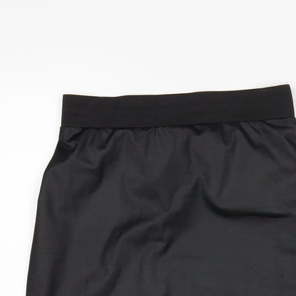 PARISIAN SIGNATURE Womens Black Polyester Straight & Pencil Skirt Size 12