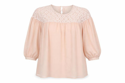 Womens UK Size 10 Topshop Pink Tunic Blouse