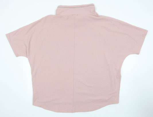 Womens UK Size 18 Roman Pink Tunic Blouse