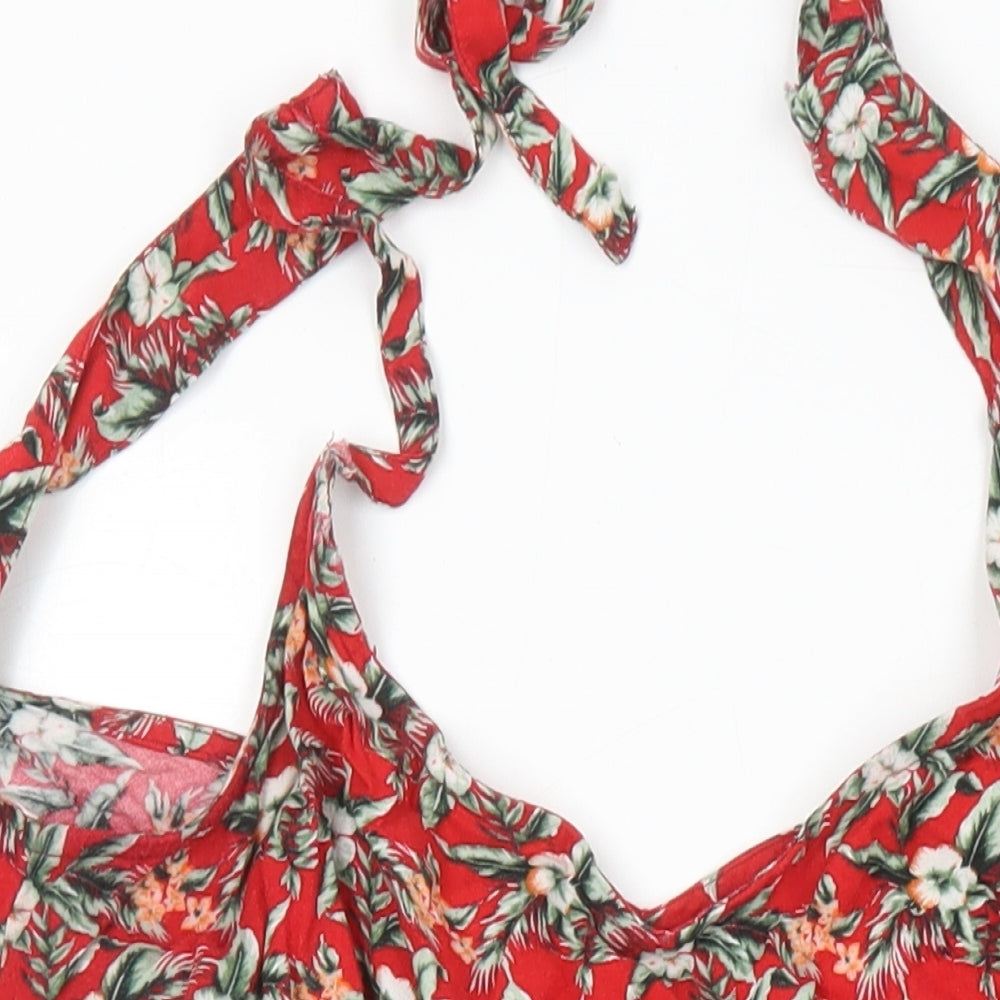 Womens UK Size S Oasis Multicoloured Tunic Blouse