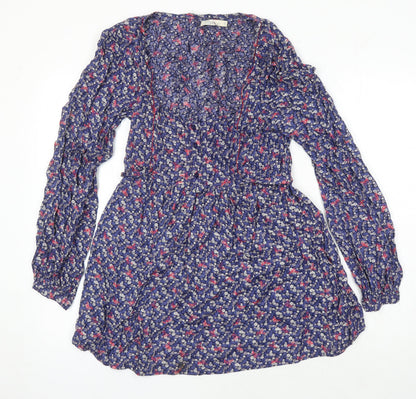 Womens UK Size 12 Onfire Multicoloured Tunic Blouse