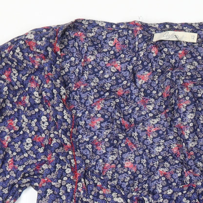 Womens UK Size 12 Onfire Multicoloured Tunic Blouse