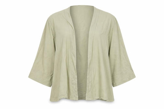 Kasbah Womens Green Kimono Blazer Size M