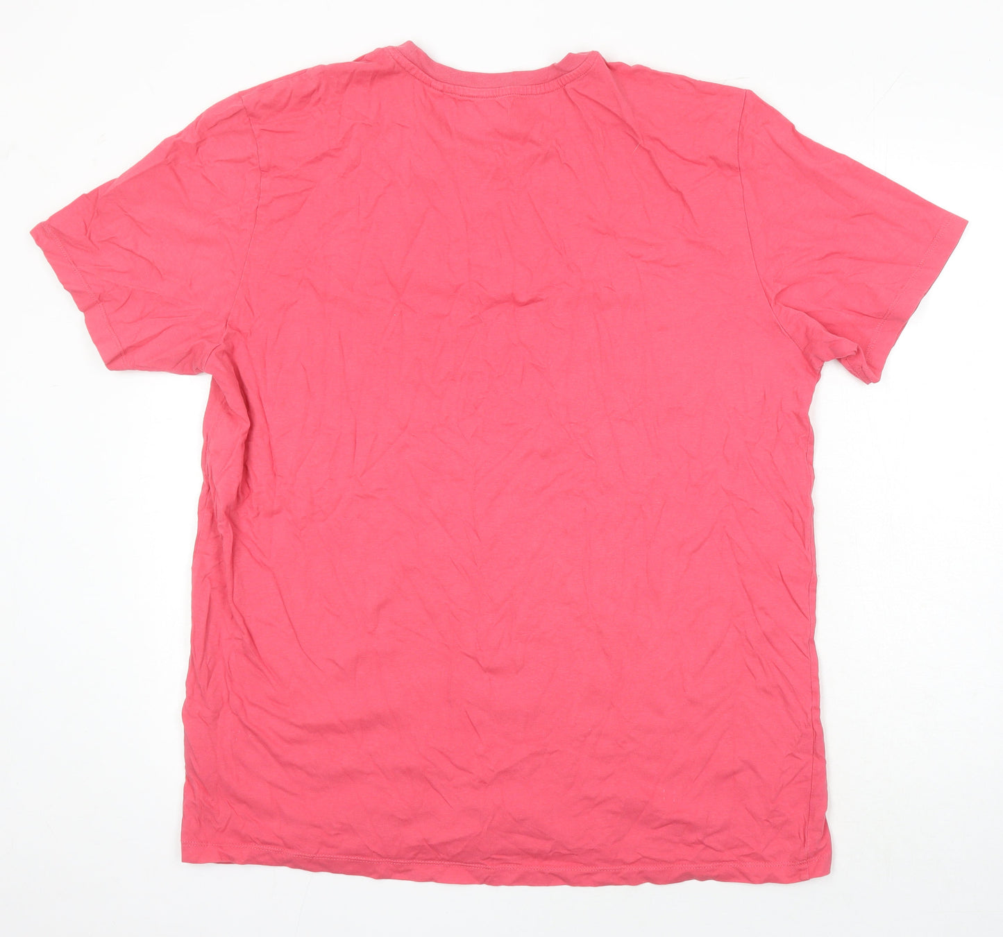 Womens UK Size XL NEXT Pink Basic T-Shirt