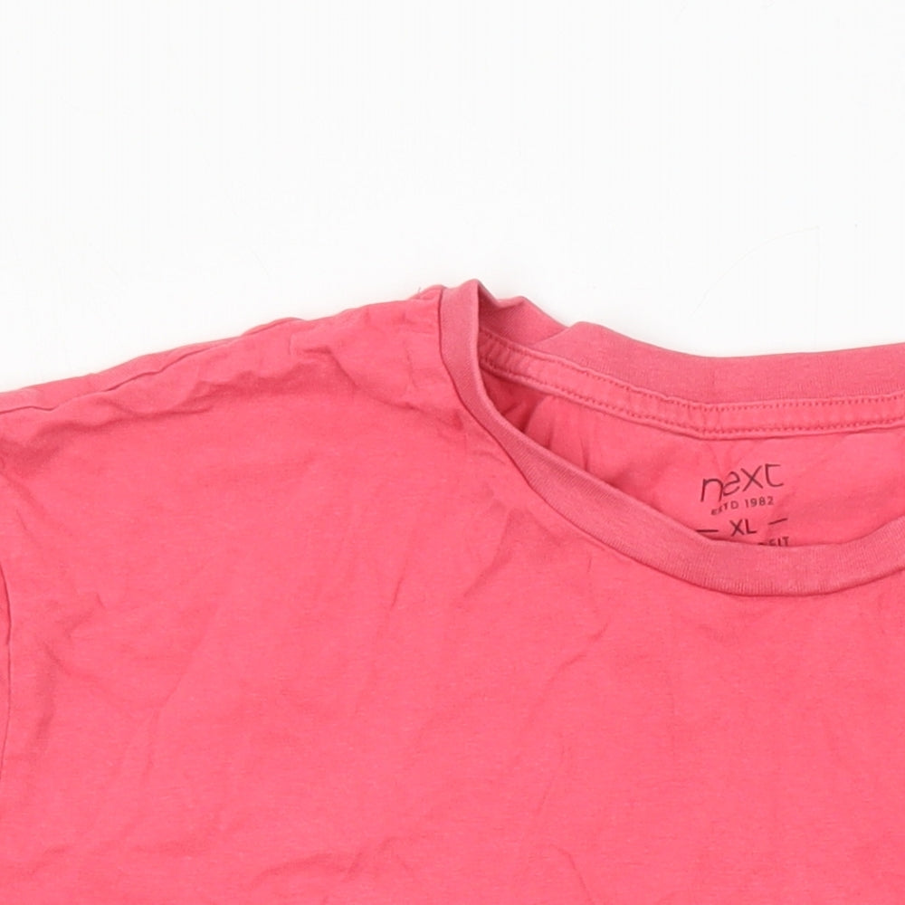 Womens UK Size XL NEXT Pink Basic T-Shirt
