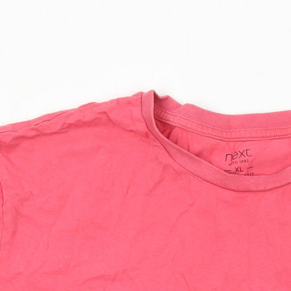 Womens UK Size XL NEXT Pink Basic T-Shirt