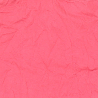 Womens UK Size XL NEXT Pink Basic T-Shirt