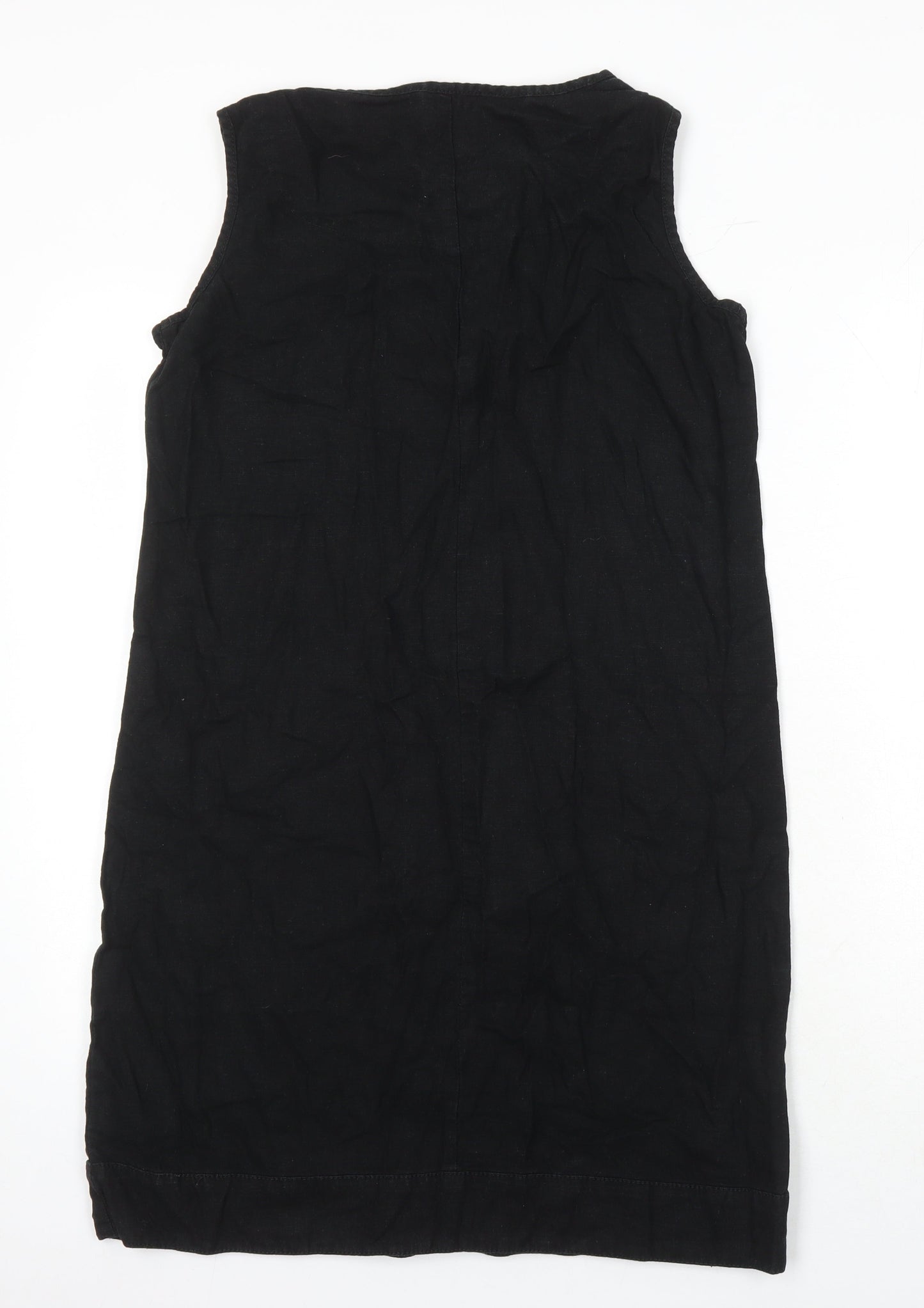 Womens UK Size 12 NEXT Black Tunic Blouse