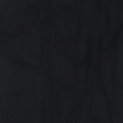 Womens UK Size 12 NEXT Black Tunic Blouse
