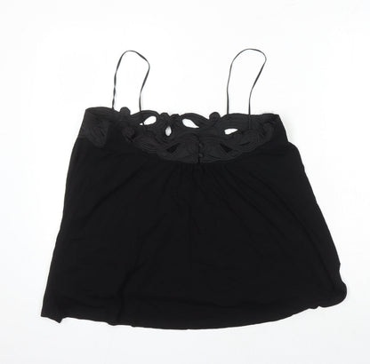 Womens UK Size 16 NEXT Black Camisole Blouse
