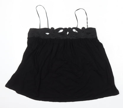 Womens UK Size 16 NEXT Black Camisole Blouse
