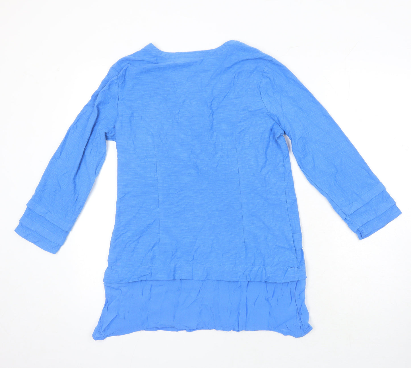 Womens UK Size S Adini Blue Tunic Blouse