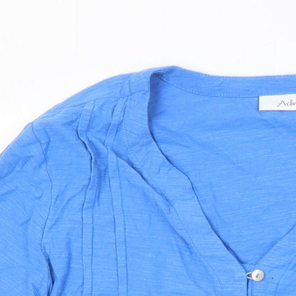 Womens UK Size S Adini Blue Tunic Blouse
