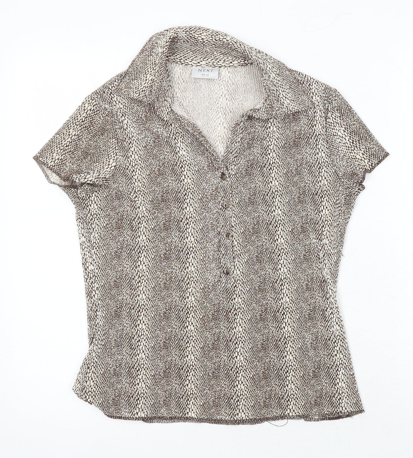 Womens UK Size 12 NEXT Multicoloured Tunic Blouse