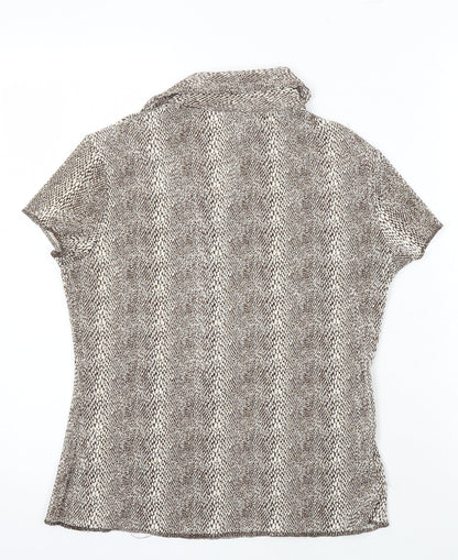 Womens UK Size 12 NEXT Multicoloured Tunic Blouse