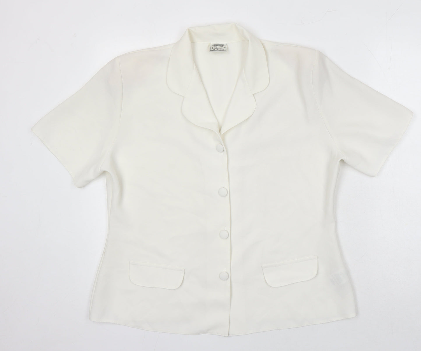 Womens UK Size 16 St Bernard Ivory Tunic Blouse